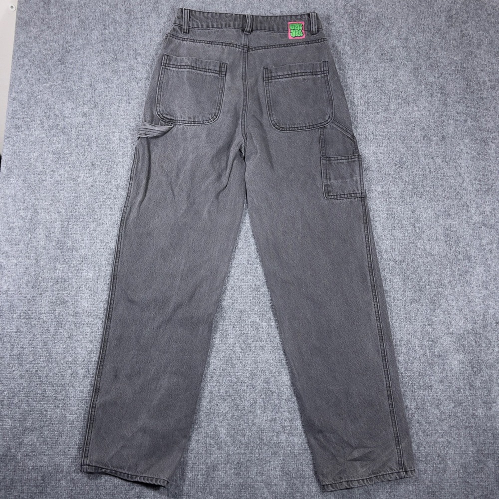 Empyre Tori Baggy Carpenter Jeans Women 4 Black Washed Relaxed Skate Streetwear